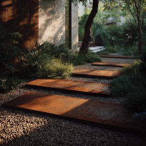 lajeta base rt corten ambiente
